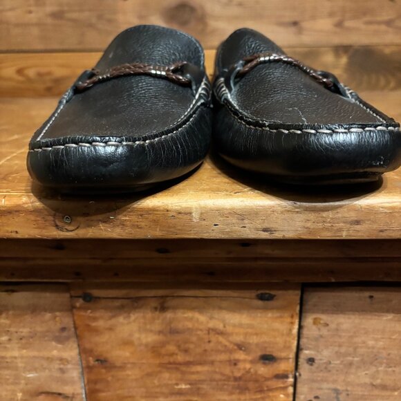 New Joseph Abboud Leather Comfort Loafers - Picture 4 of 7